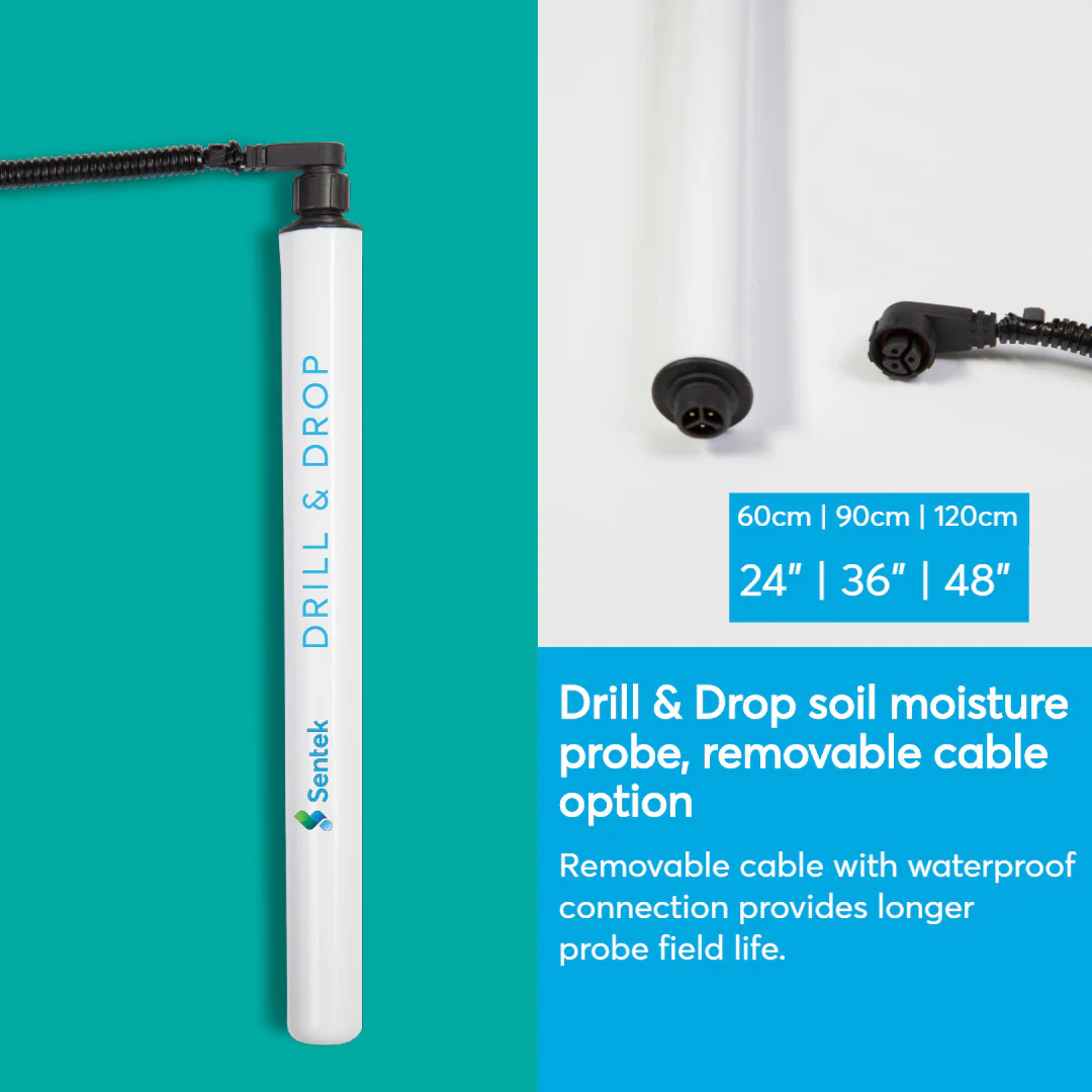 Sentek Drill & Drop Soil Moisture Probe, 48"/120 cm